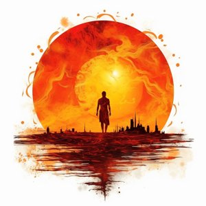 a_person_walking_on_the_Sun._cinematic-21